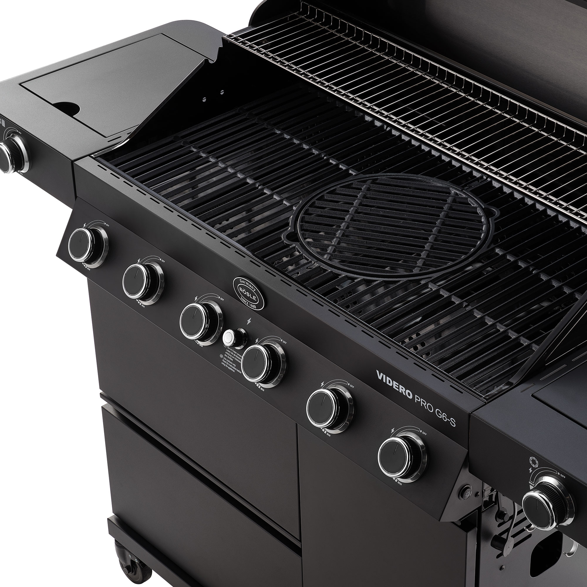 Gasgrill BBQ-Station VIDERO PRO G6-S VARIO+ 50mbar
