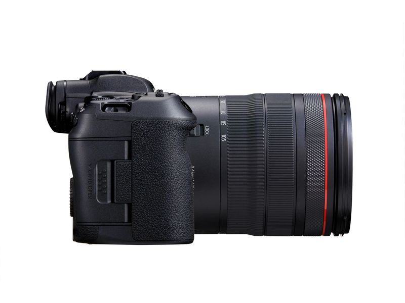 Canon Fotokamera Canon EOS R5 inkl. Objektiv RF 24-105 Professionelle spiegellose Systemkamera mit intelligentem Autofokus und brillanter Motiverkennung mit Objektiv
