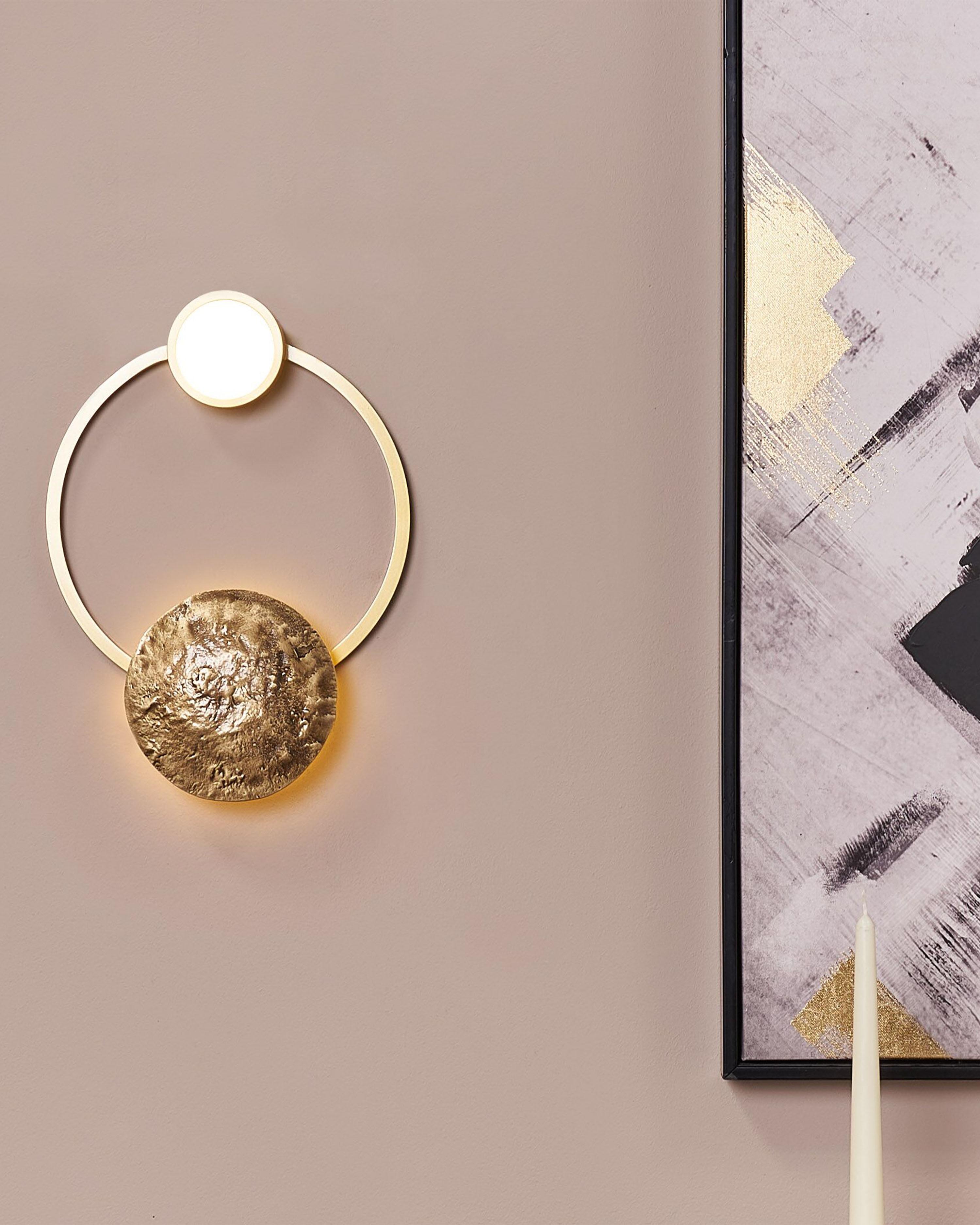 LED wandlamp PONUGA Metaal Goud