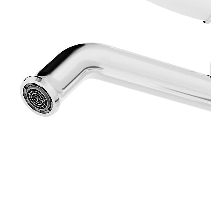 Mitigeur de lavabo chromé GoodHome Etel