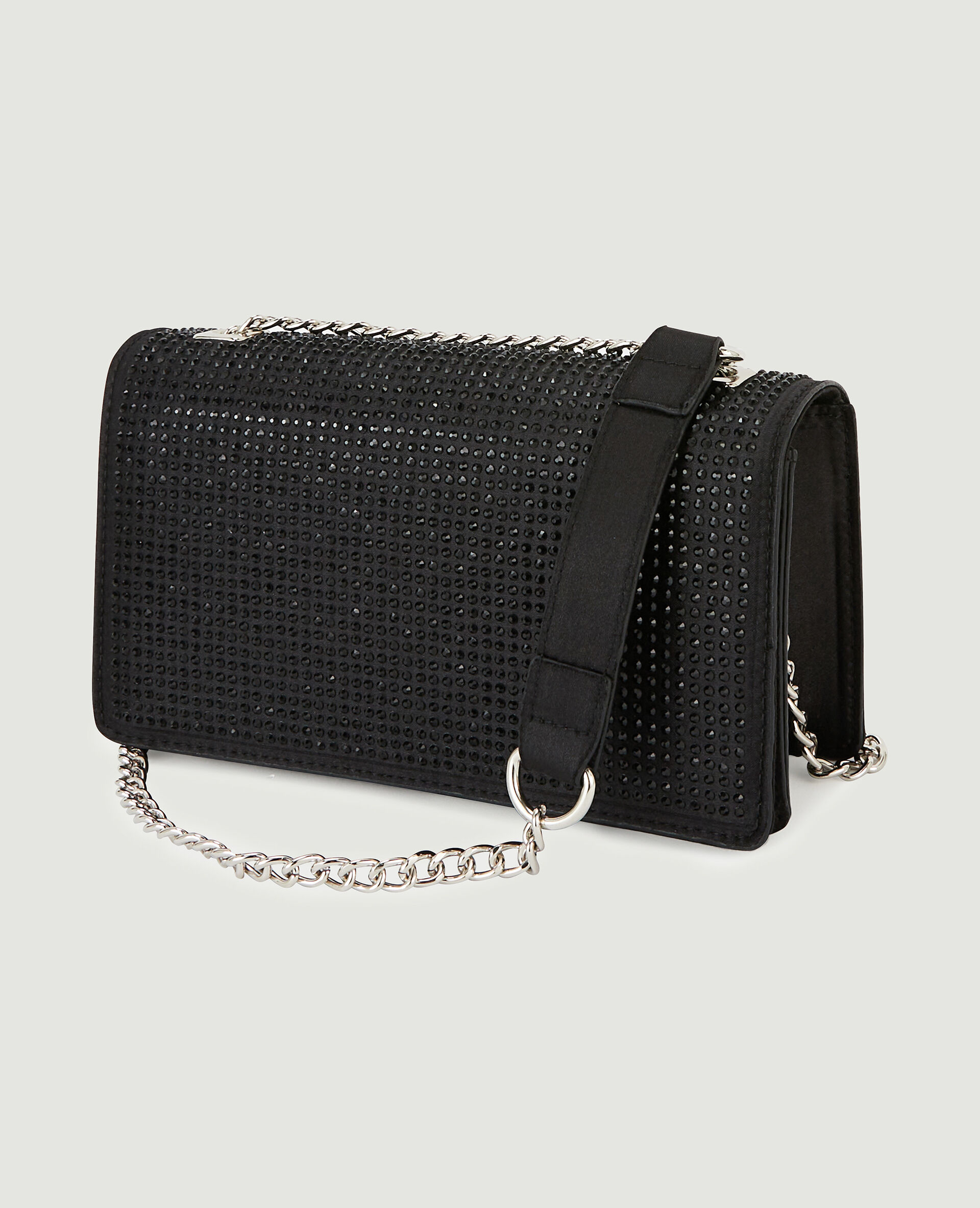 Sac boxy avec brillants - Noir