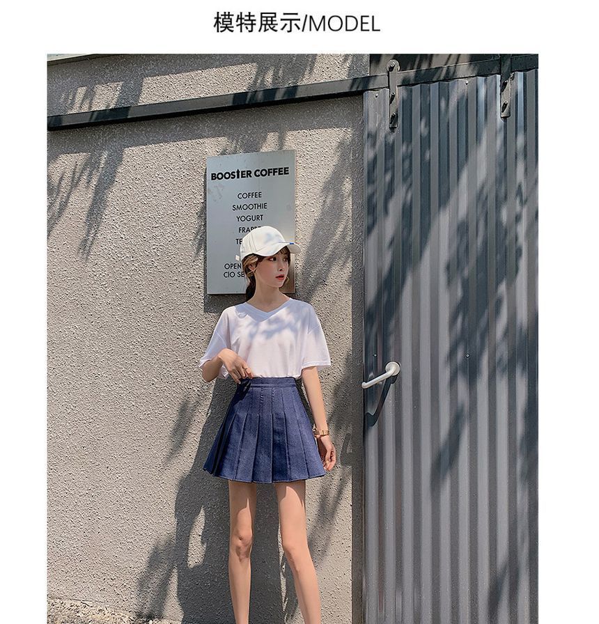 Niji Smile - Geplooide rok met ingezette shorts