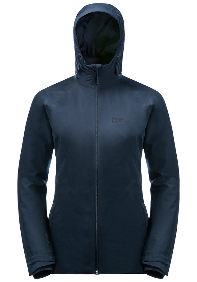 Jack Wolfskin 3-in-1-Funktionsjacke »GLAABACH 3IN1 JKT W« 2 teilig,  mit Kapuze