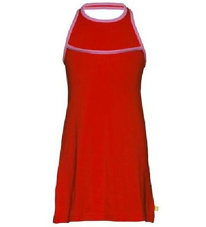 Mala Halterneck Kjole - R?dorange