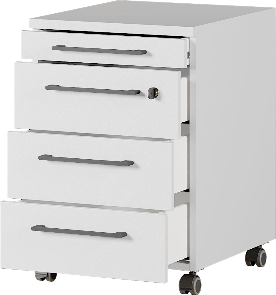 GERMANIA Rollcontainer »GW-Agenda Rollcontainer« mit abschliessbarer Schublade