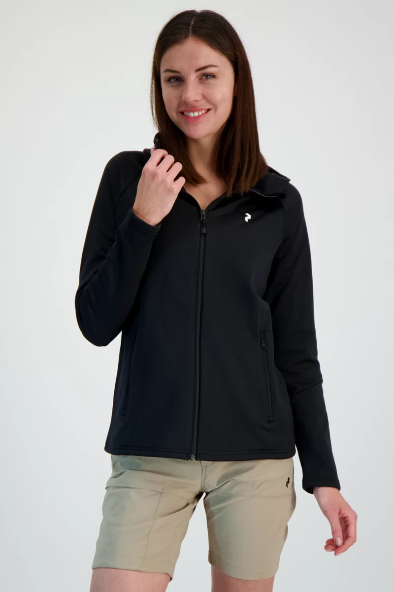 PEAK PERFORMANCE Rider Zip Hood Damen Midlayer