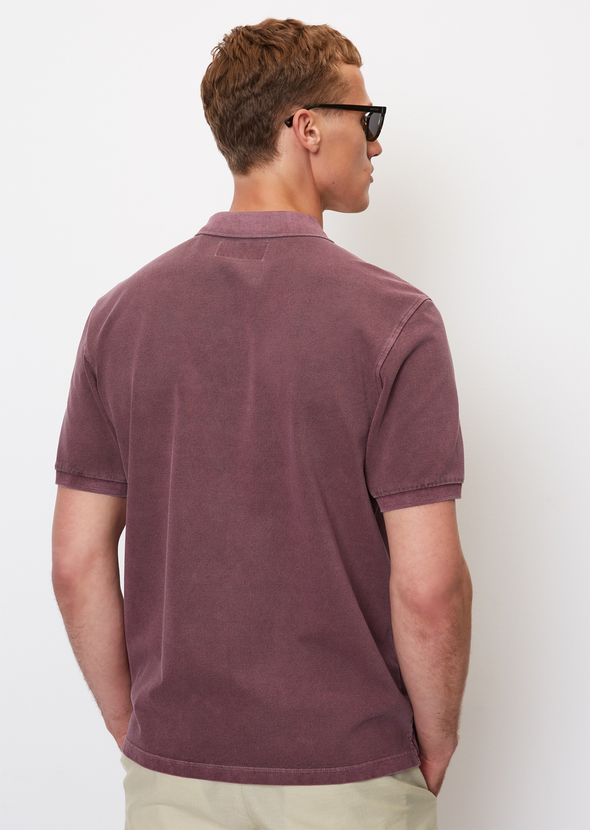 Kurzarm-Poloshirt Piqué regular aus Bio-Baumwolle