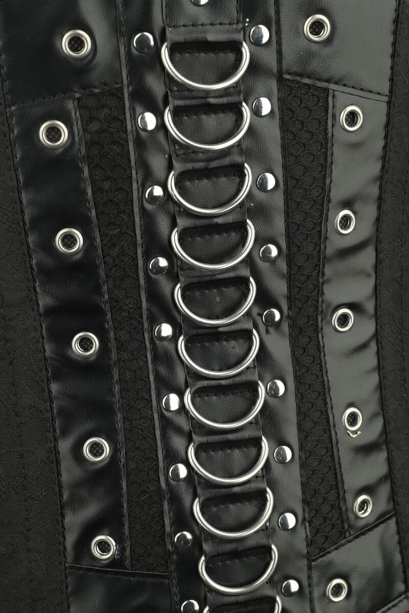 Corset Zippé Brocquard | Gothicana by EMP Ceinture Corset