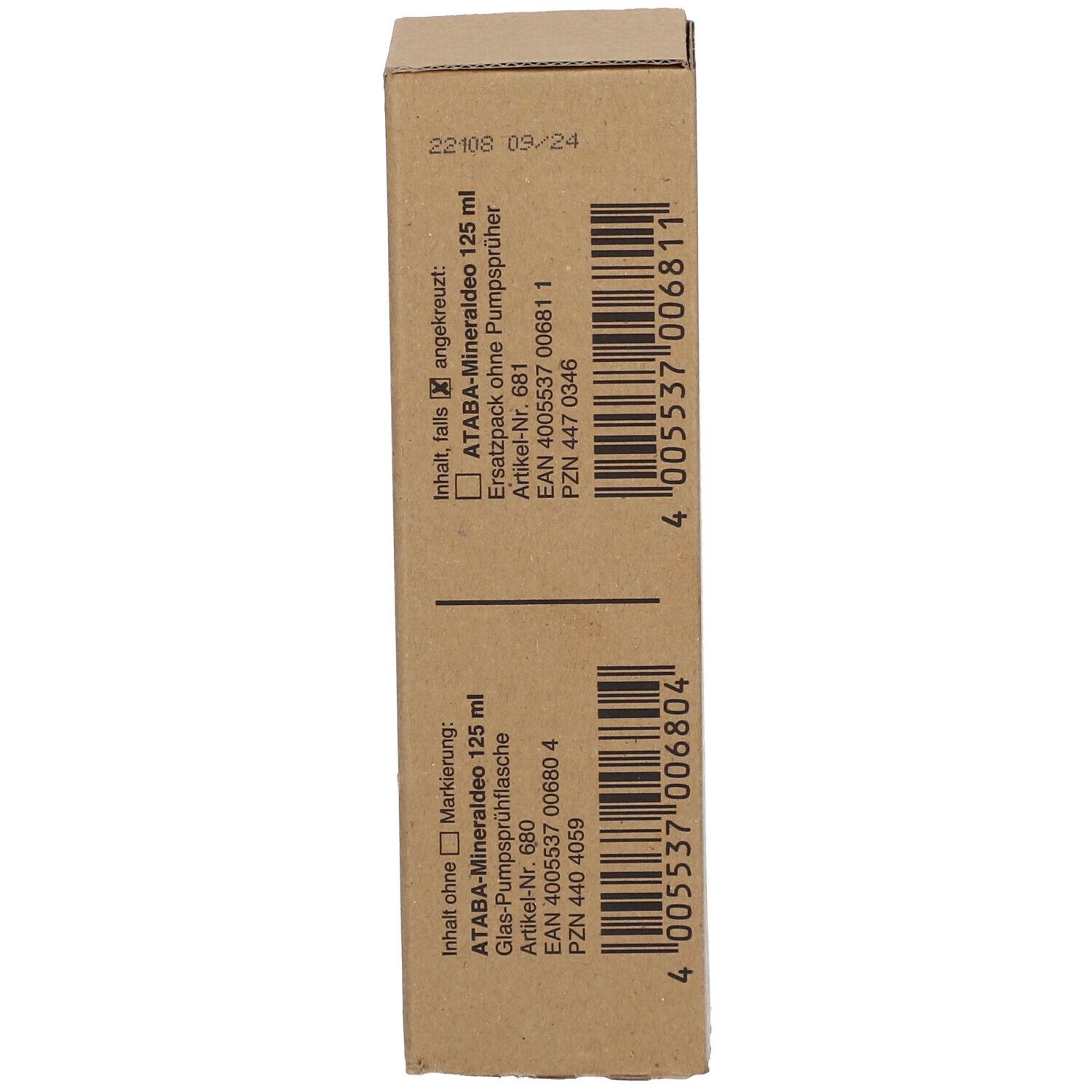 ATABA-Mineral-Deo Ersatzpackung