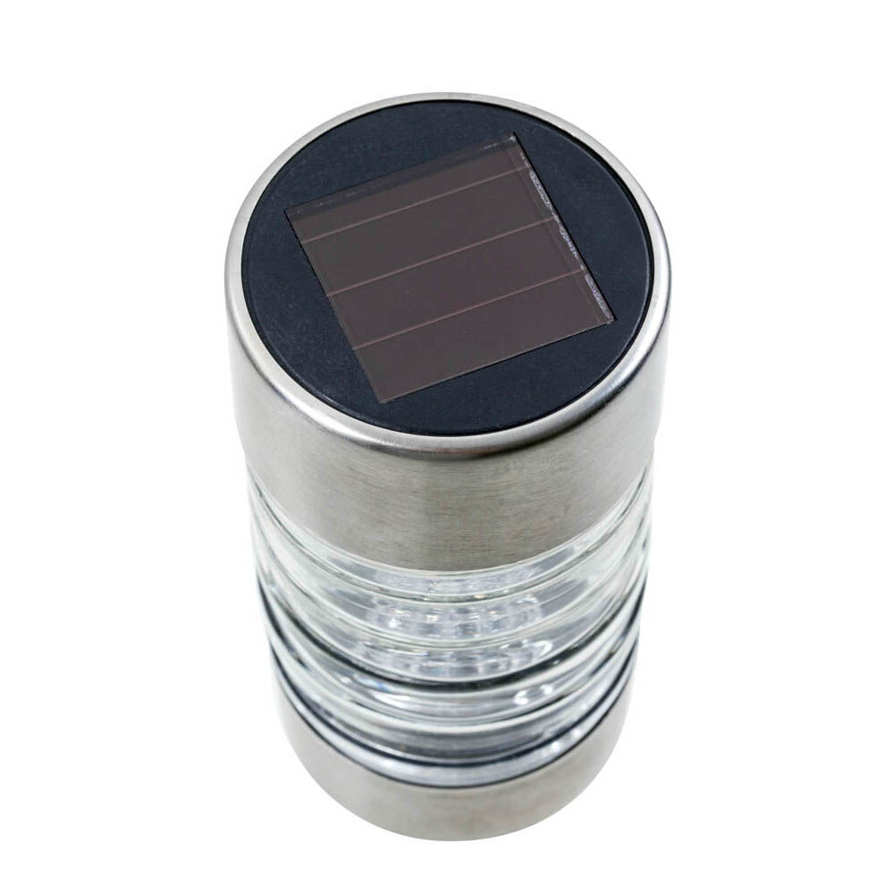 Borne solaire à planter 1 LED blanc chaud