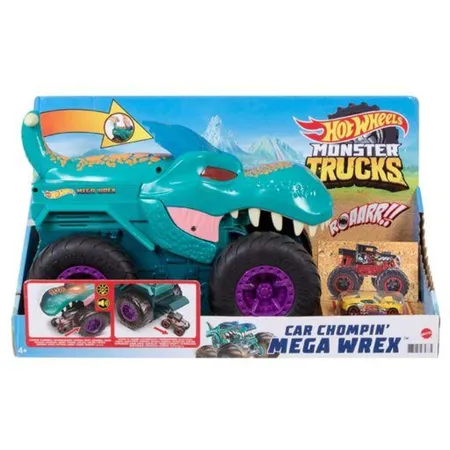 Hot Wheels Monster Trucks autofressender Mega-Wrex, inkl. 1 Spielzeugauto