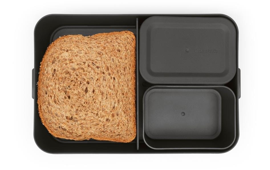 Lunchbox Make & Take 25.5 x 16.7 x 6.2 cm, DunkelgrauZnünibox