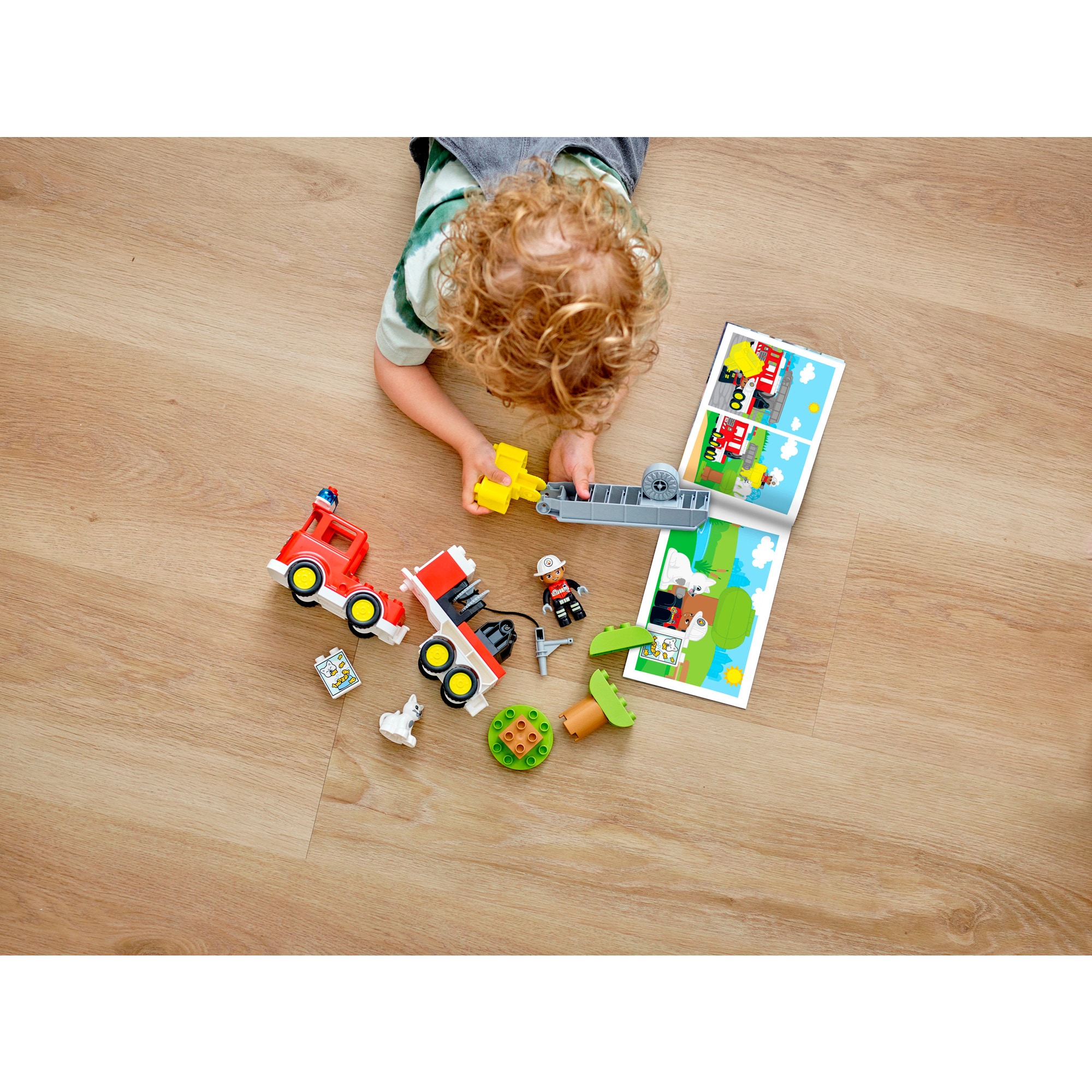 LEGO Konstruktionsspielzeug DUPLO Feuerwehrauto