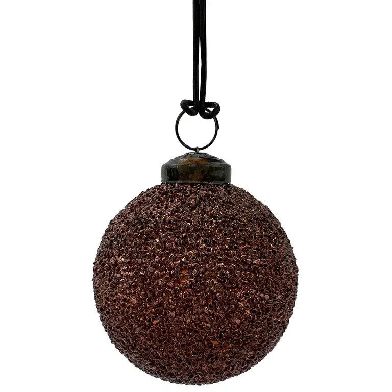 Julekule Pearly Ø10 cm
