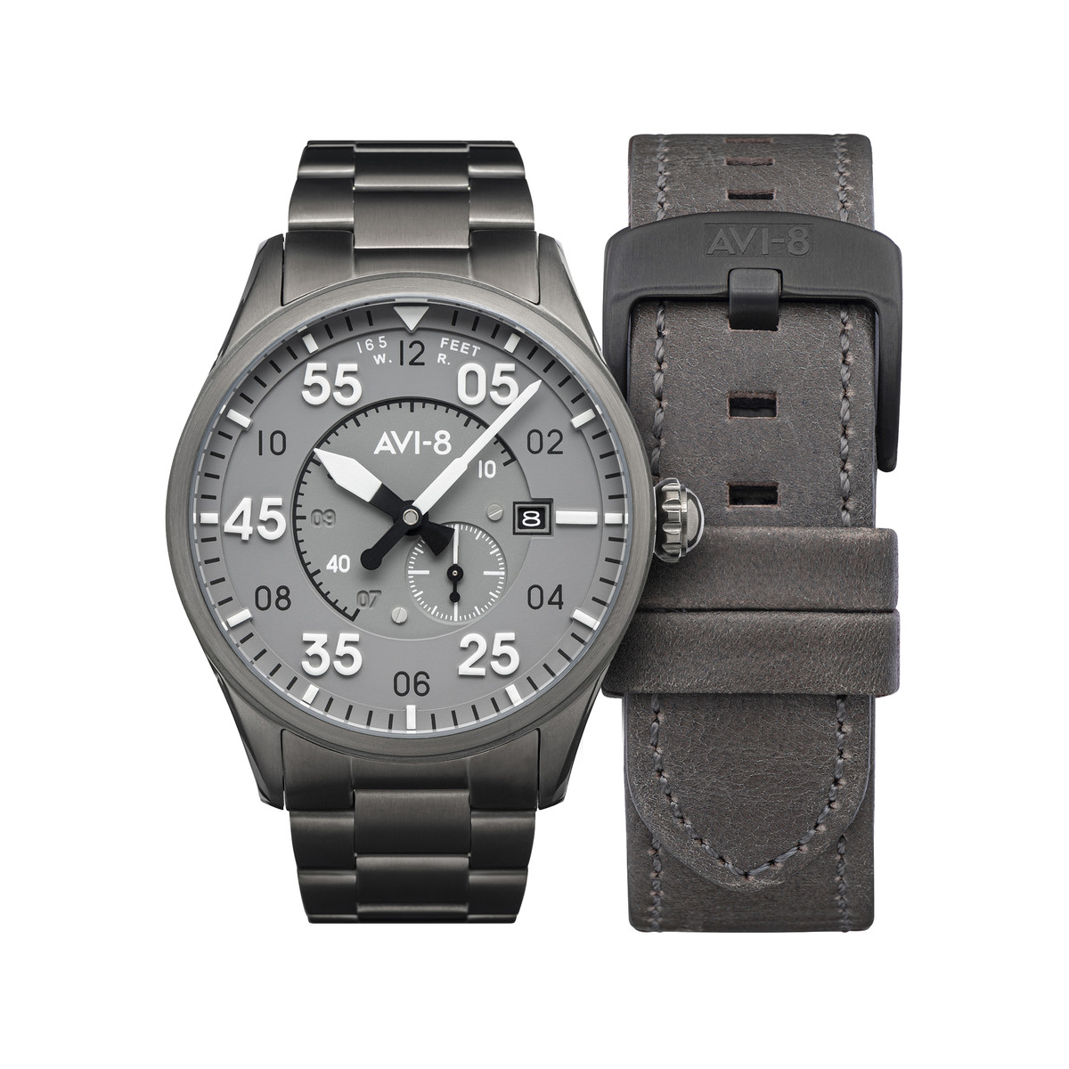Montre AVI 8 SPITFIRE Bracelet Acier inoxydable