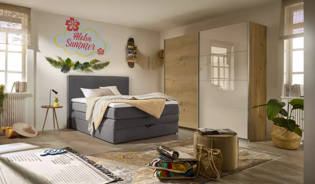 Boxspringbett Janett 140 x 200 cm