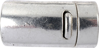 Magnetlås - Ø 26 MM - Hulstr. 10 MM - Antik Sølv - 1 Stk