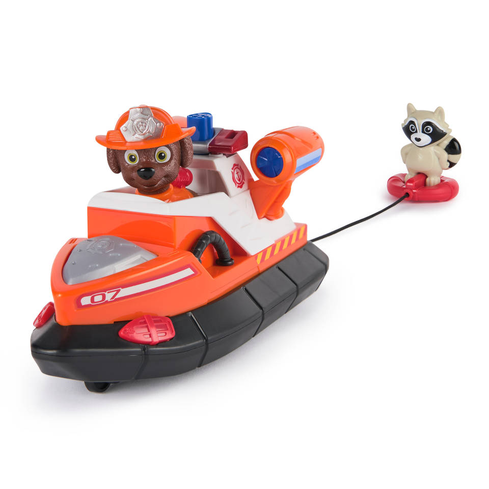 PAW Patrol Brandweerredding Zuma's brandweerboot met speelfiguur