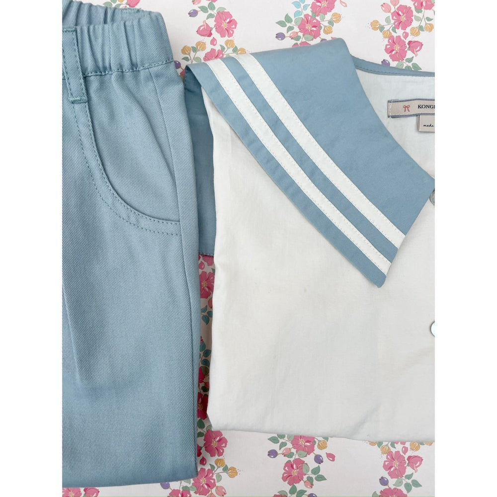 Køb Konges Sløjd Ashley Blue Celebration Sailor Skjorte GOTS