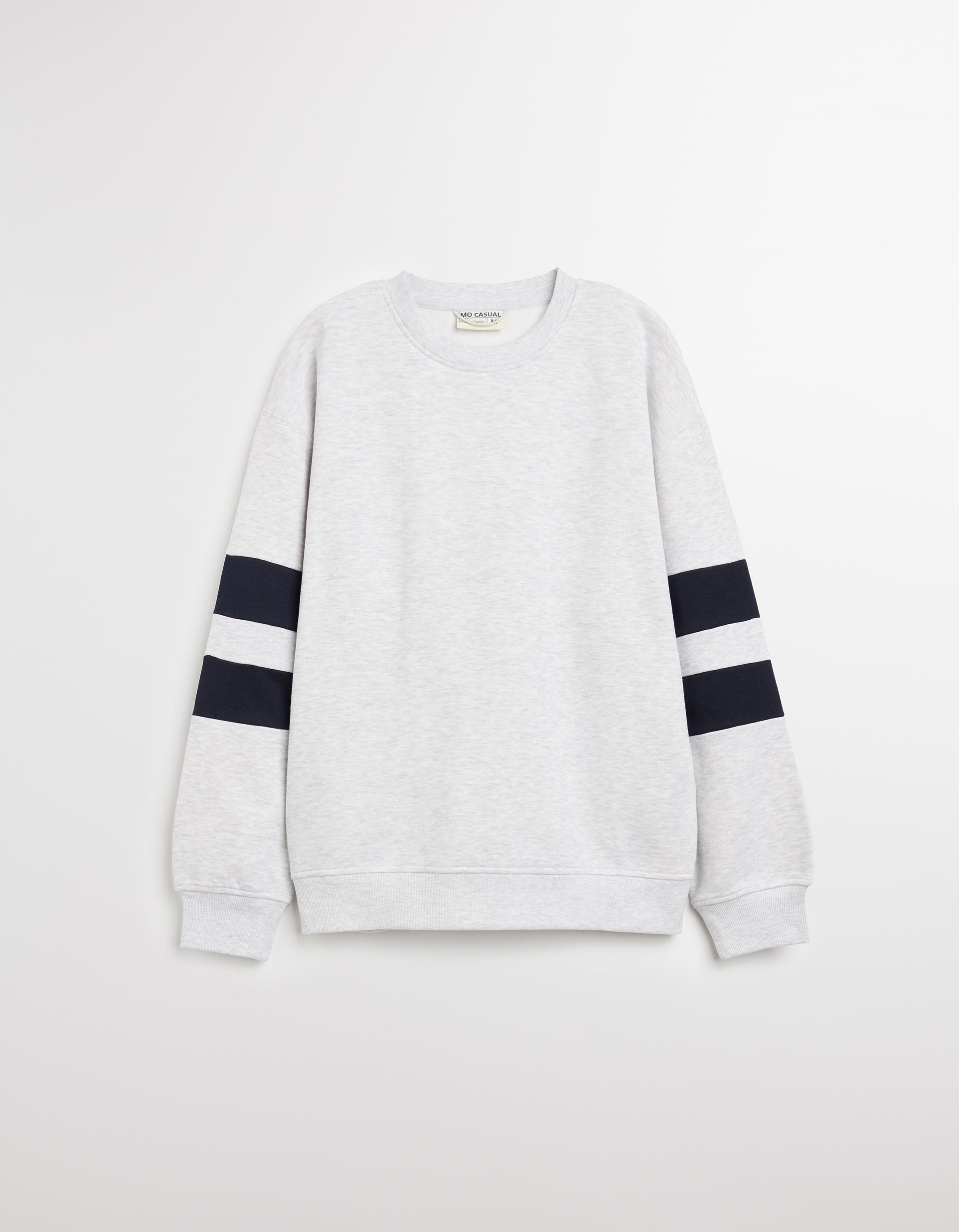 Sweatshirt de Felpa, Homem, Cinzento Claro