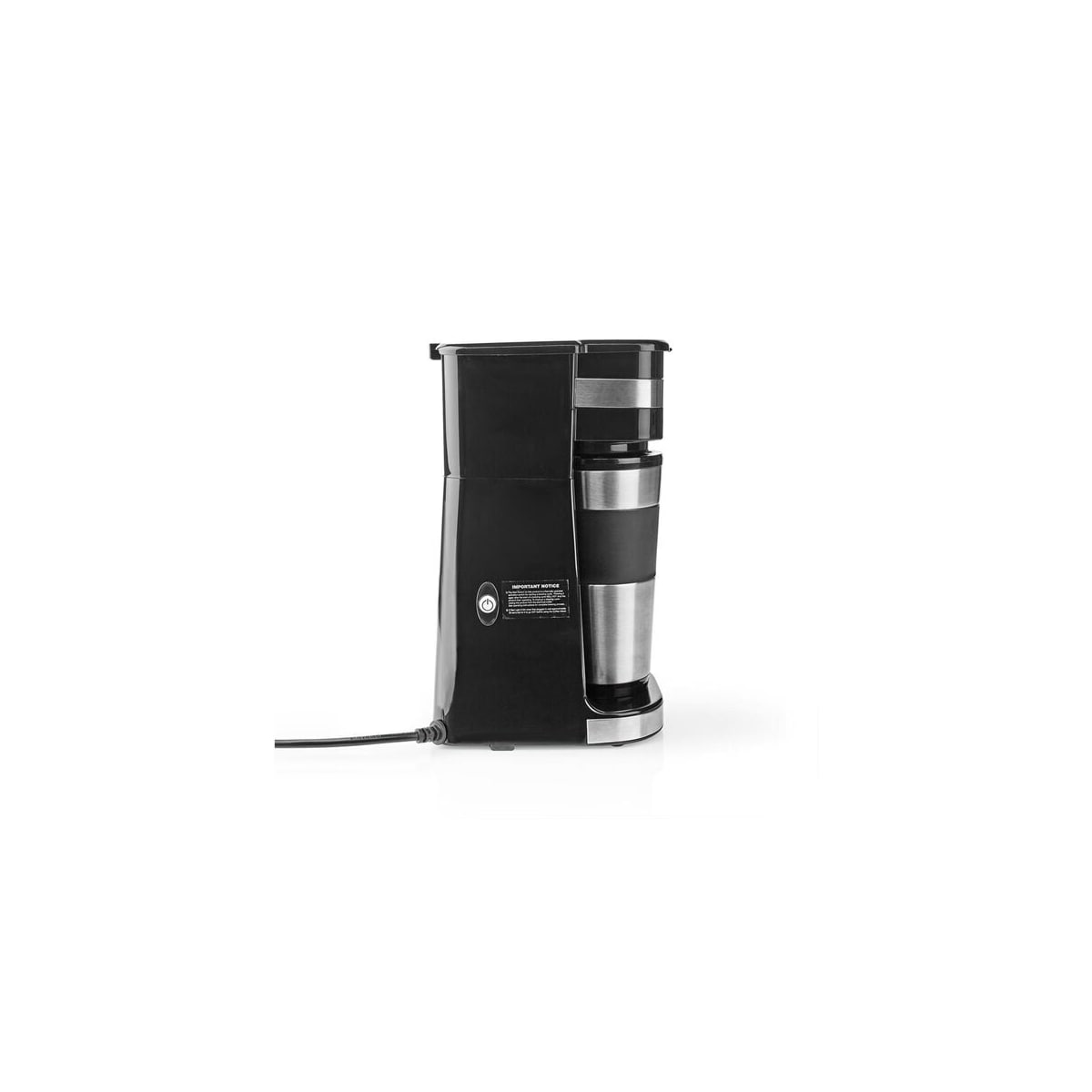 Nedis Kaffetrakter for en kopp med reisekopp