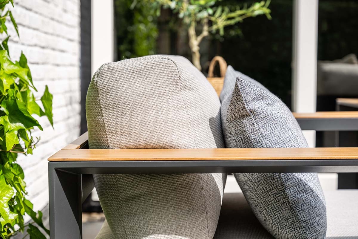 Garden Impressions Levanto loungeset - Carbon Black Teaklook