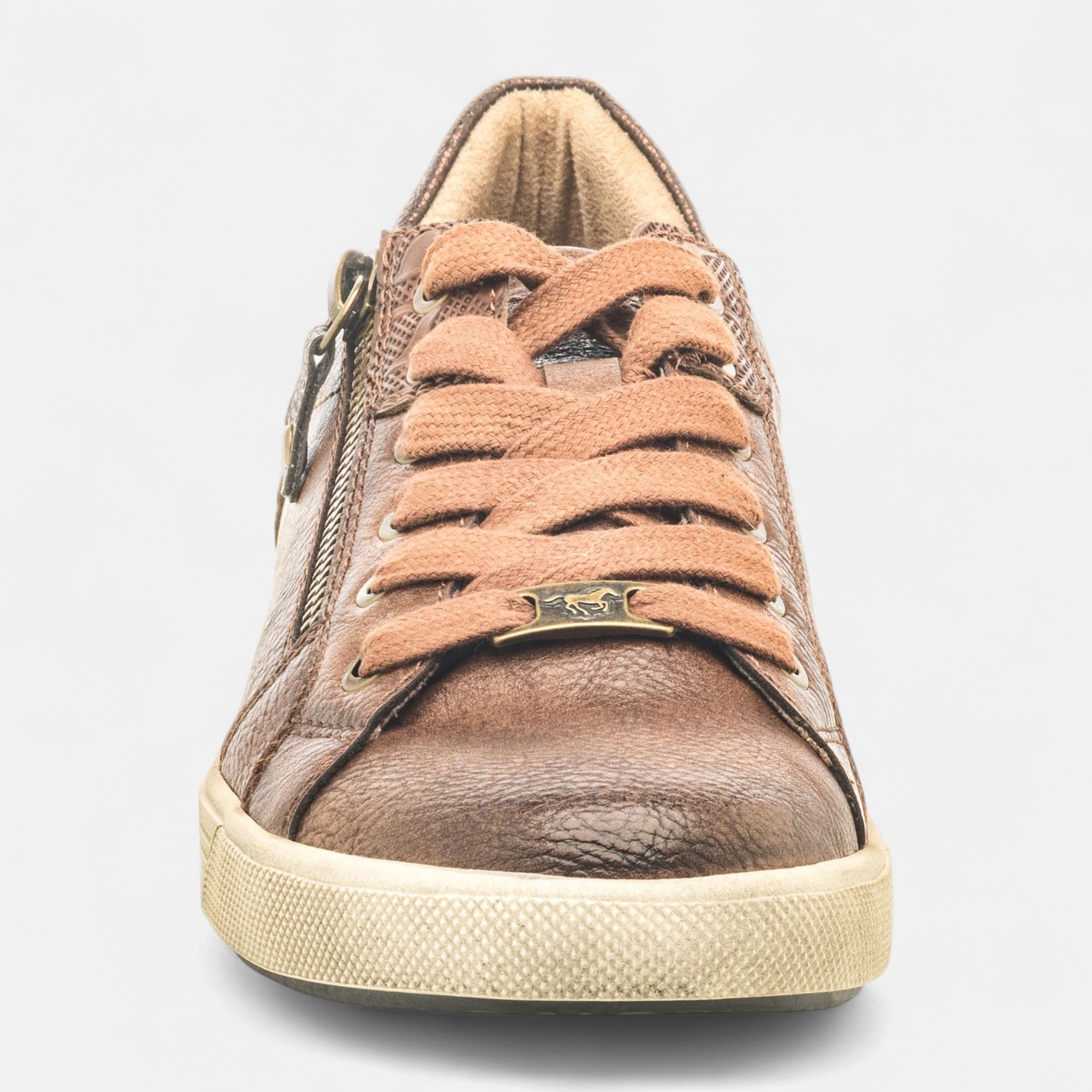 Baskets basses Femme cognac