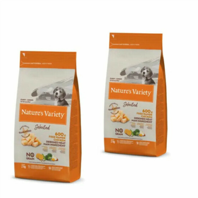 Croquettes pour chiot Nature's Variety Selected No Grain Junior