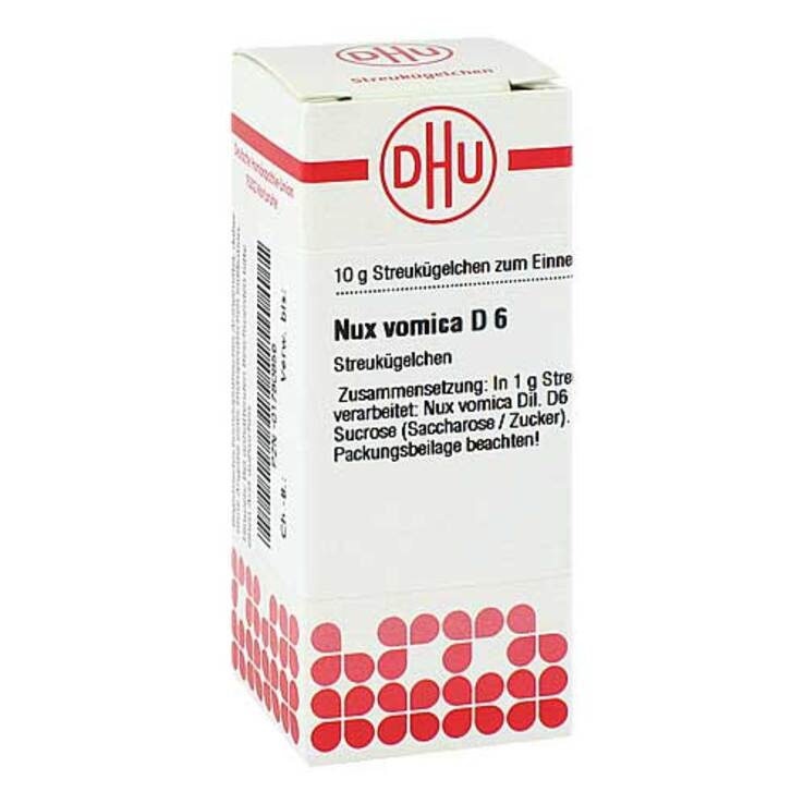 DHU Nux vomica D 6 Globuli, 10 g