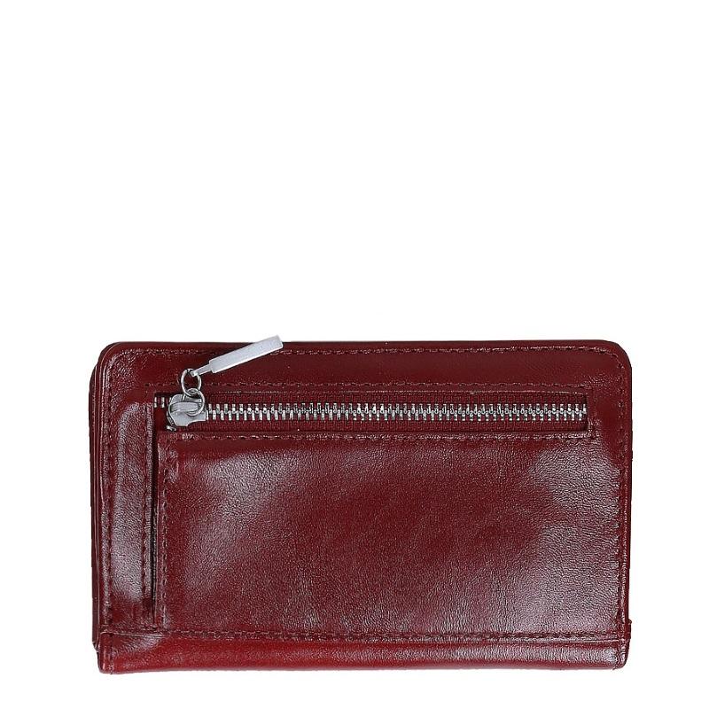 Claudio Ferrici Classico Zipwallet Red