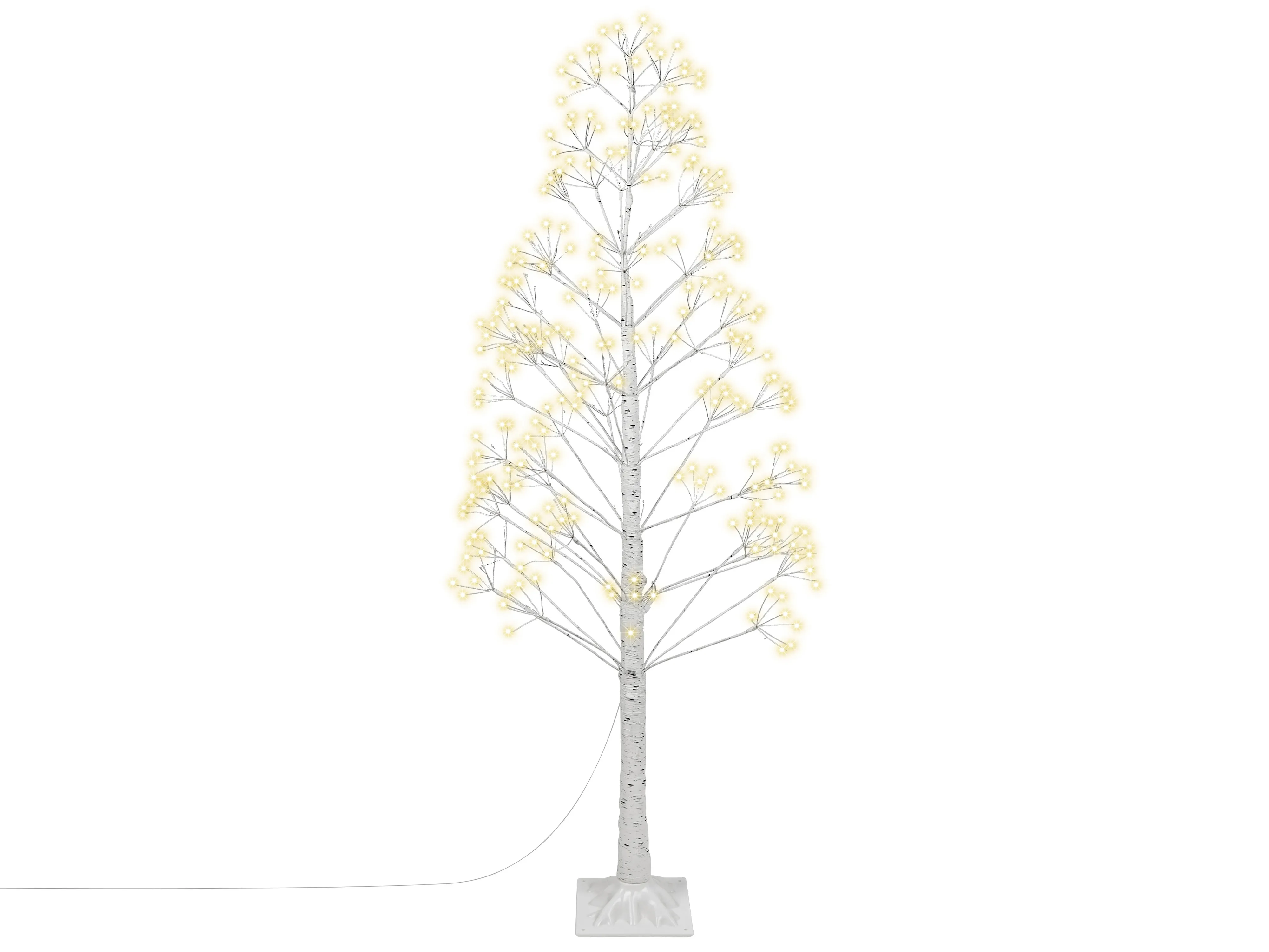 Buitendecoratie LED ALBIONI Boom 180 cm Wit
