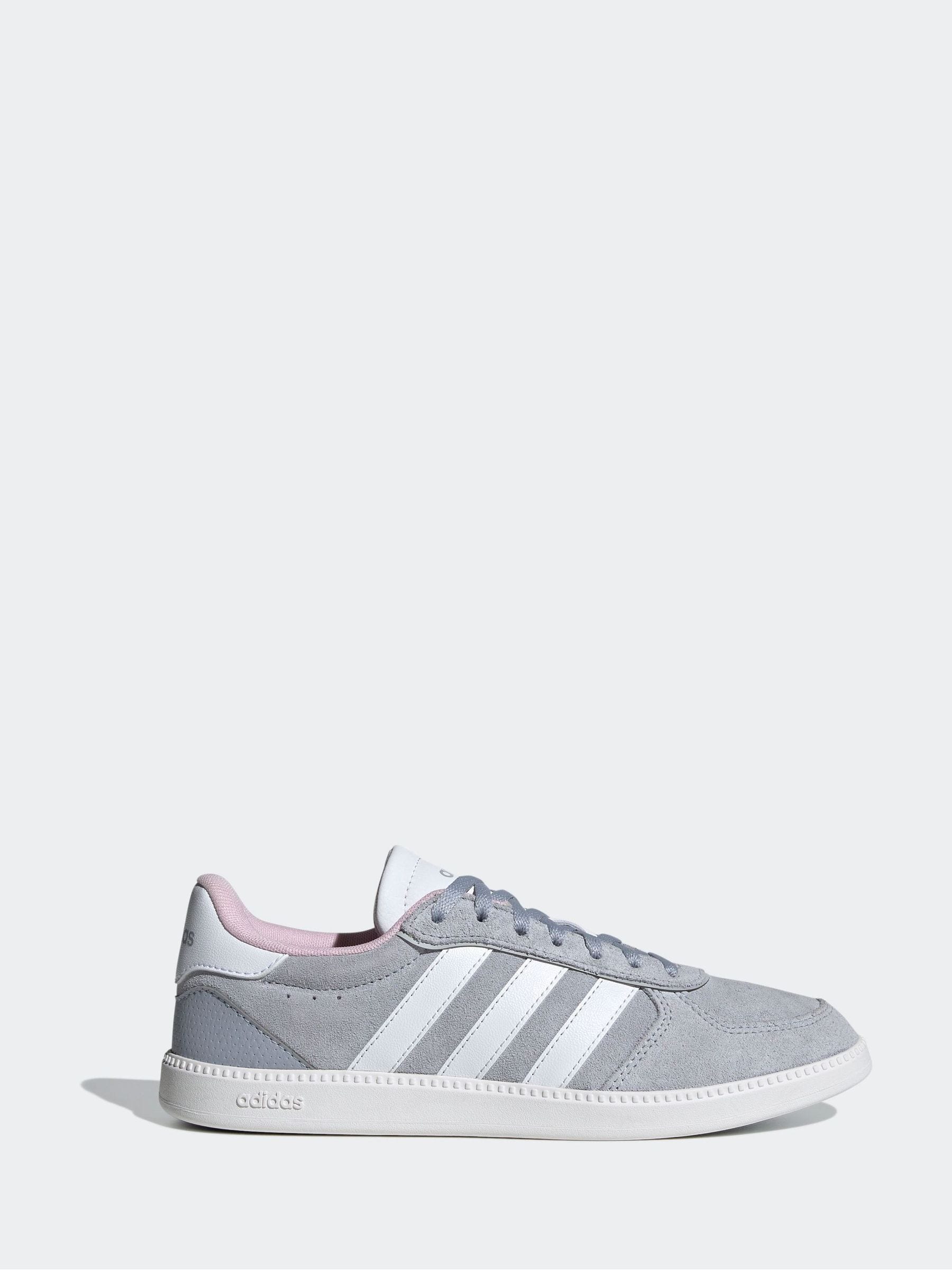 Grijs/wit - adidas Breaknet Sleek sneakers
