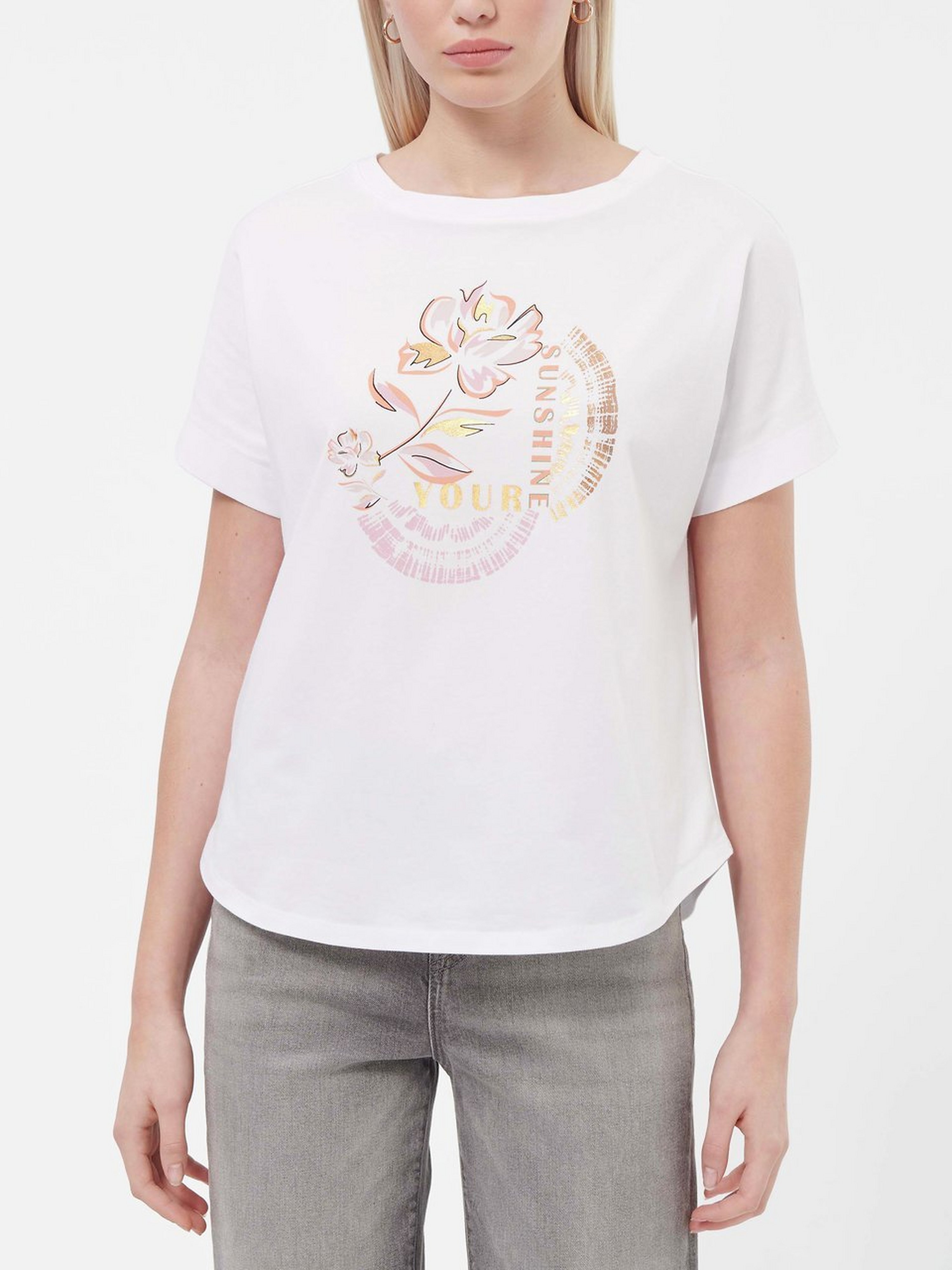 Rundhals-Shirt