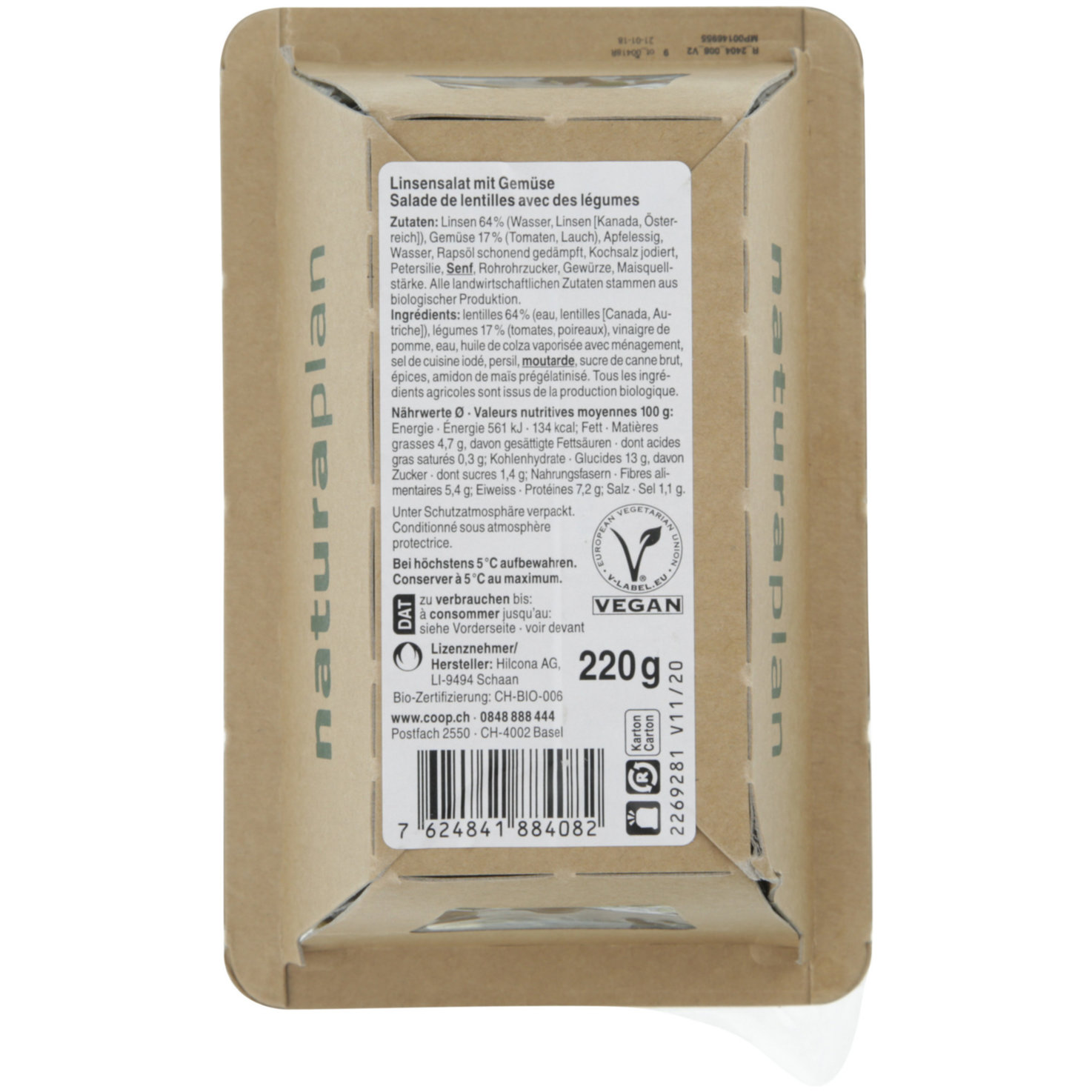 Naturaplan Bio Linsensalat -
