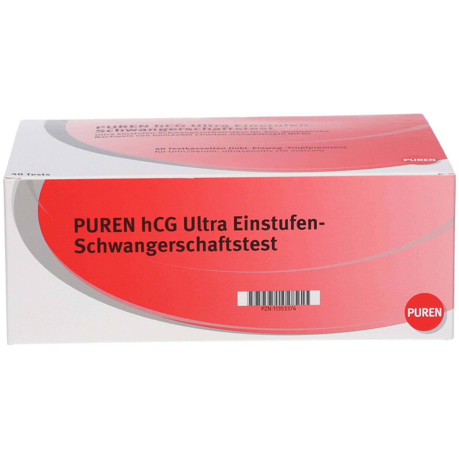 PUREN HCG ultrasensitiv Schnelltest für Urin