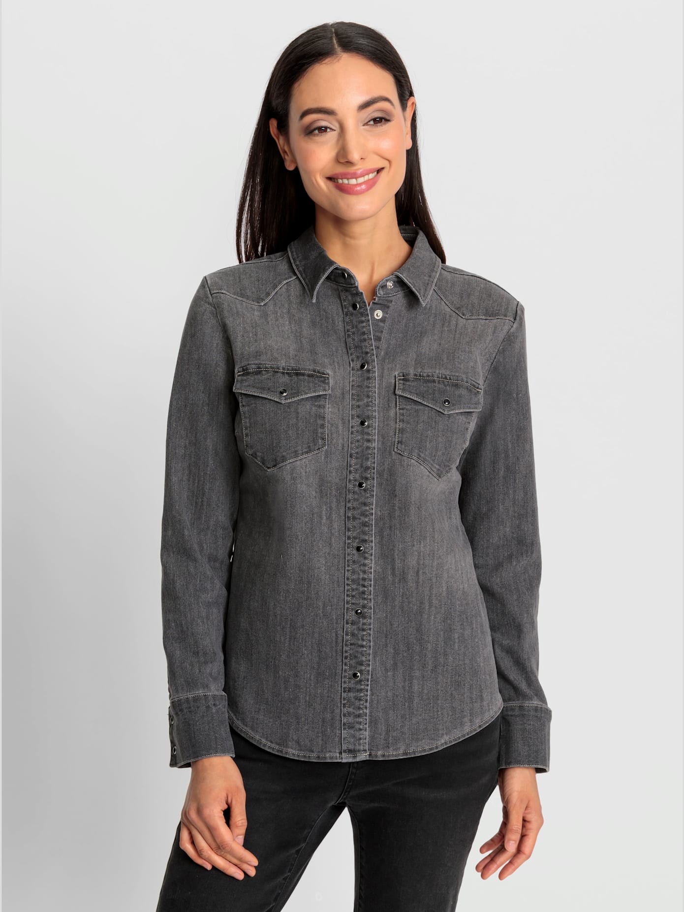 Chemisier en jean denim doux