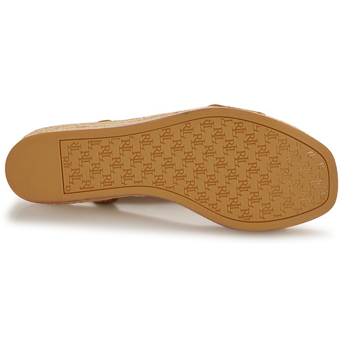 Lauren Ralph Lauren - LEONA-ESPADRILLES-WEDGE Cognac