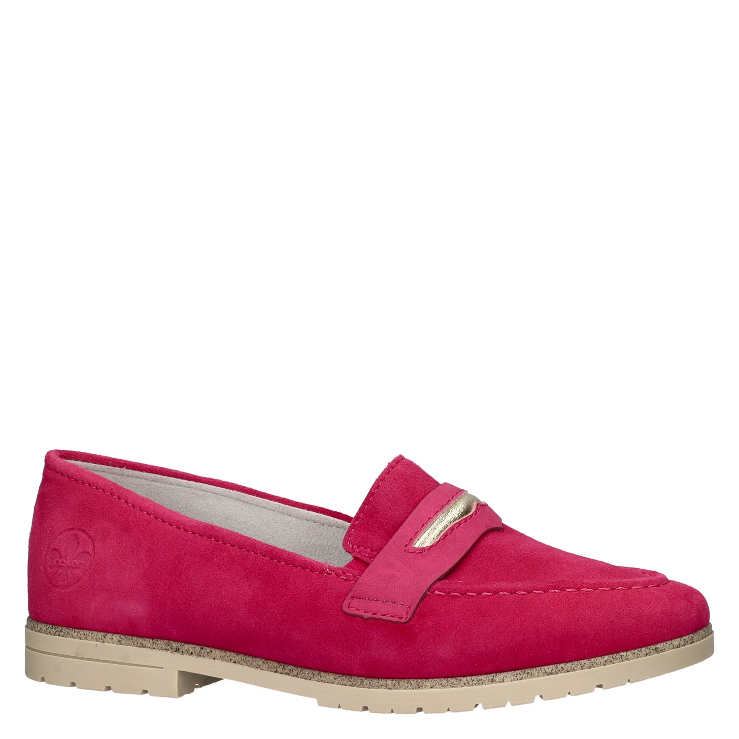 dames loafer Rieker Roze