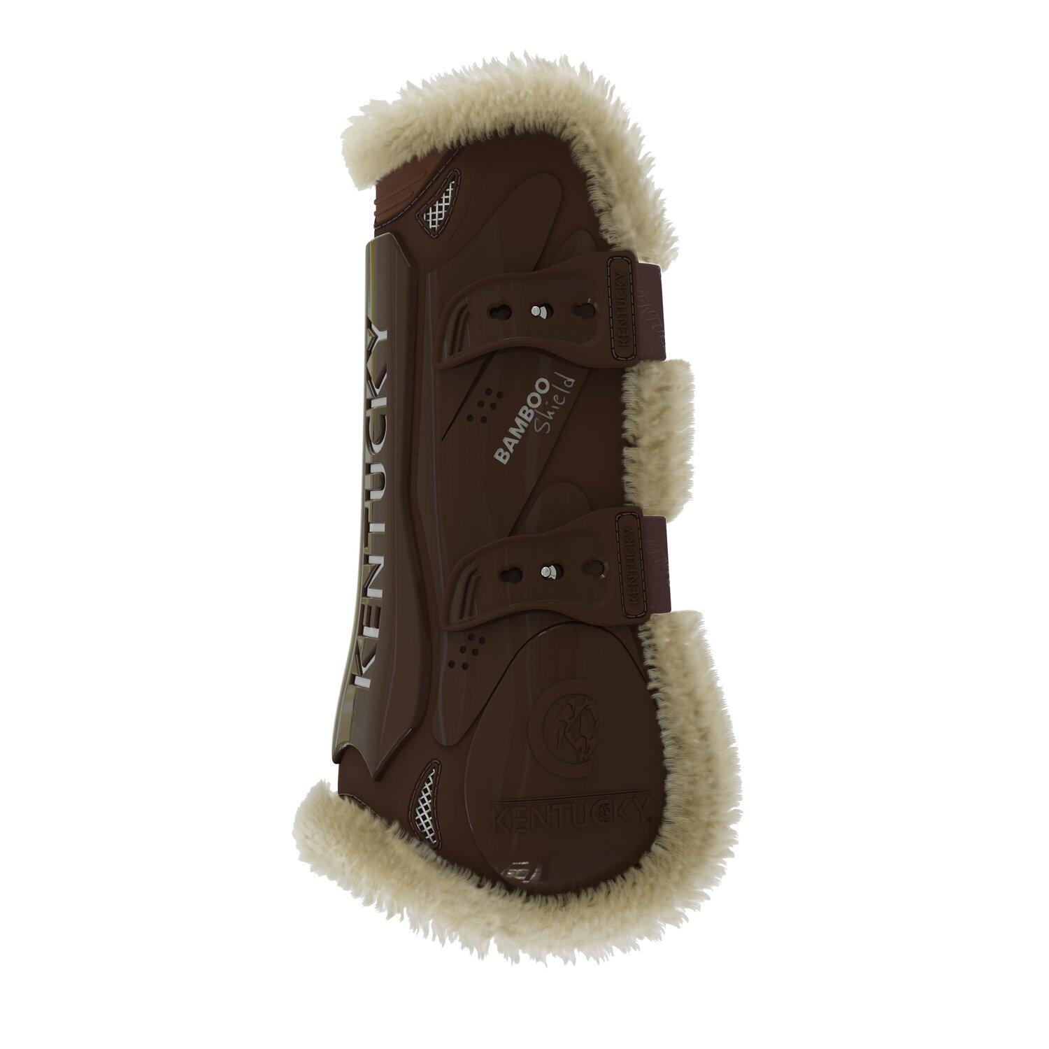 KENTUCKY Springgamaschen Vegan Sheepskin Bamboo Shield, für Vorderbeine - brown