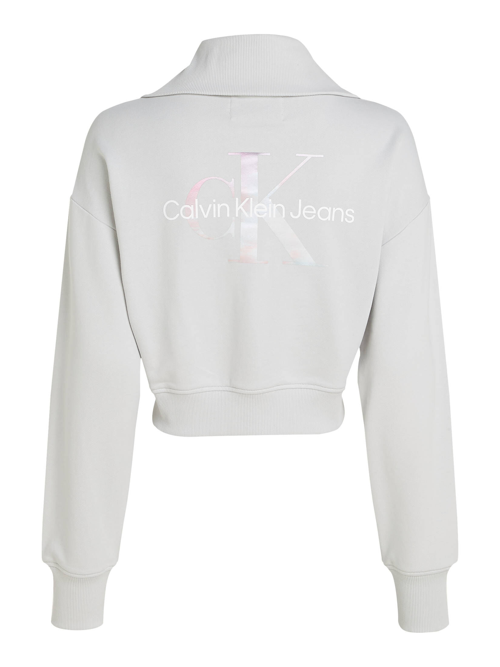 CALVIN KLEIN JEANS| Damen Sweatjacke aus Bio-Baumwolle