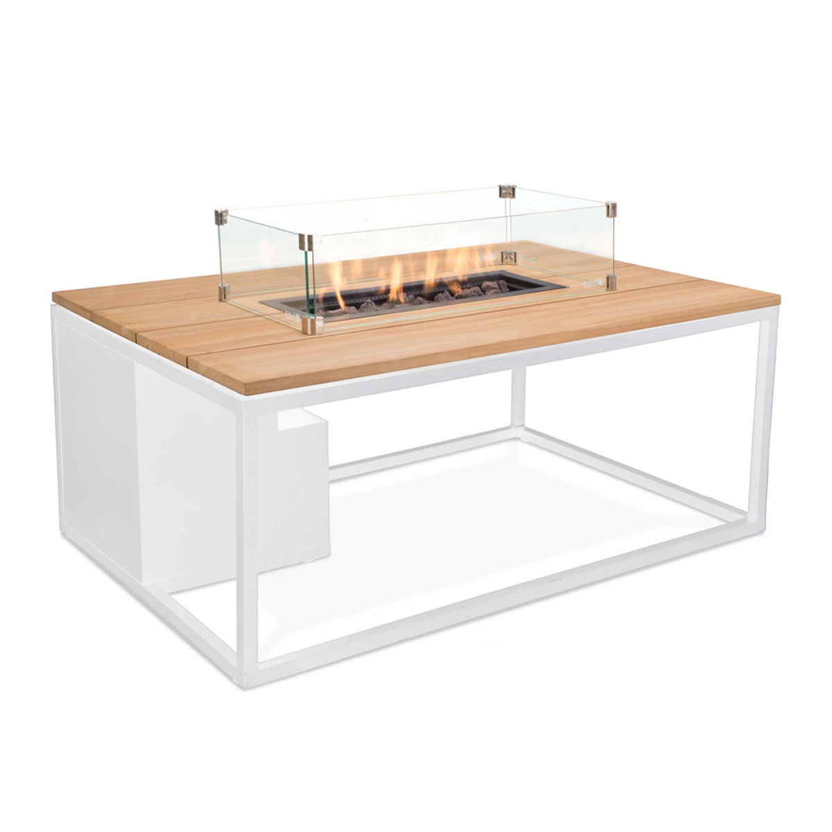 Cosi Fires Cosiloft 120 vuurtafel - White/Teak