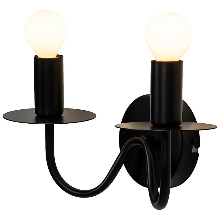 Applique murale Mashatu E14 IP20 noir