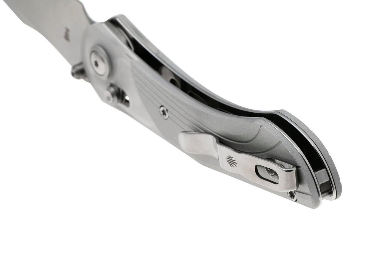 Kizer Vanguard Mini Mystic V3636A1 Satin Nitro-V, Acrylic/Aluminum zakmes, Paul Munko design