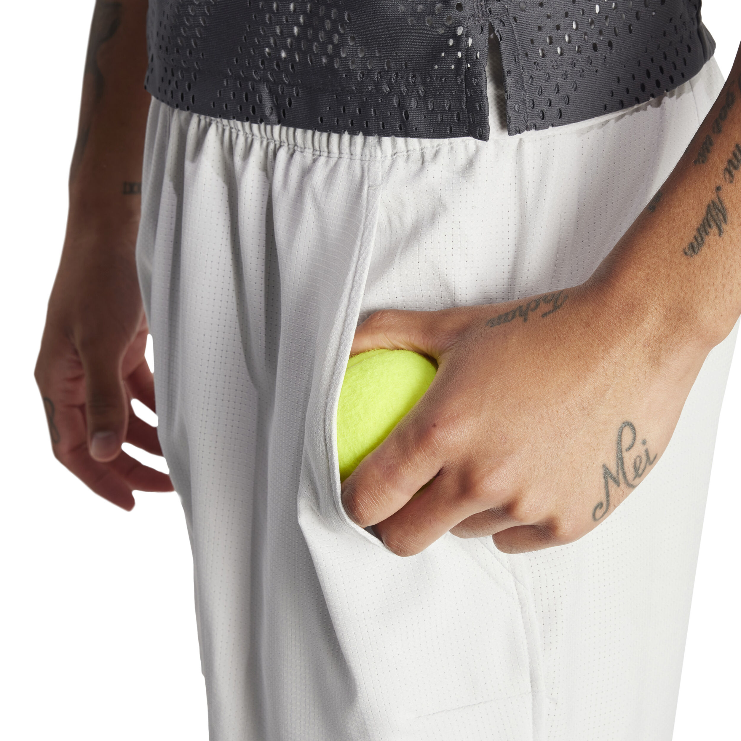 adidas Set With Tight 7in Shorts Hommes - Gris Clair , Noir