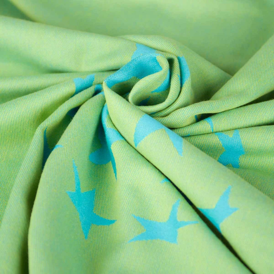 Hoppediz Babytragetuch Ring-Sling Los Angeles türkis