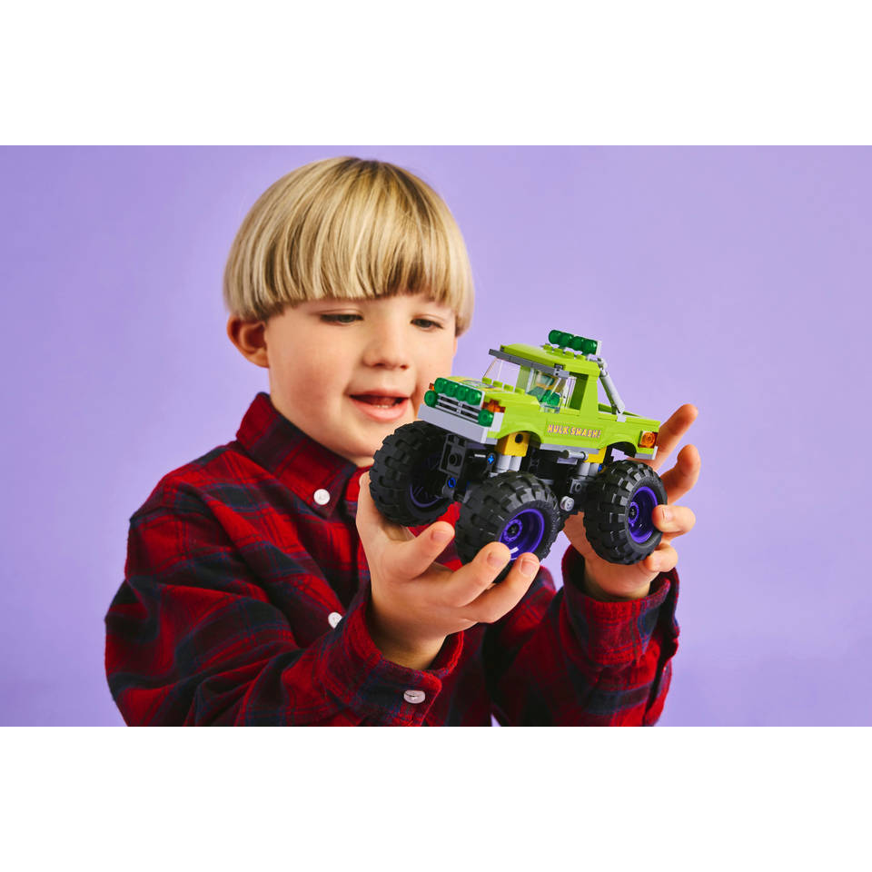 LEGO Marvel de Hulk truck vs. Thanos 76312