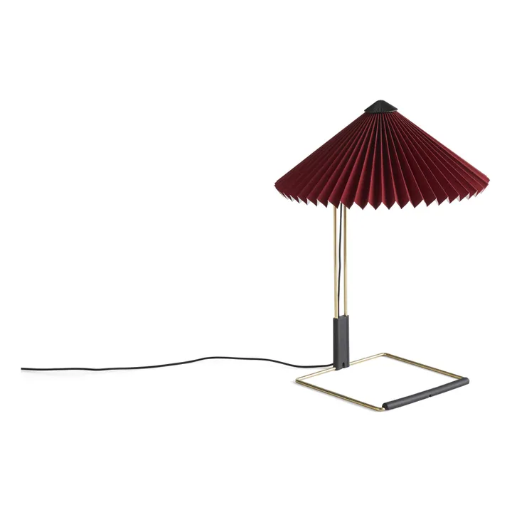 Hay Lampe de table Matin, Inga Sempé | Rouge foncé