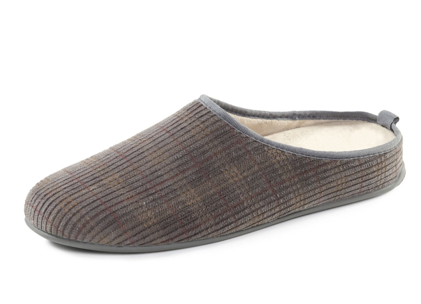 Textil-Pantoffel mit herausnehmbarem Fußbett