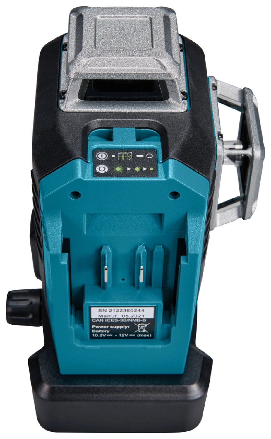 Makita SK700GDX 12V Max Li-Ion accu kruislijnlaser set (1x 4.0Ah) in tas - zelfnivellerend - groen 3x360° - 35m
