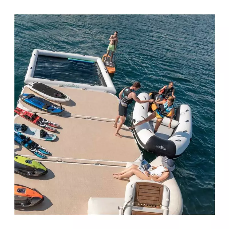 Plateforme gonflable YACHTBEAH Platform 4.1 Premium, Champagne Matt